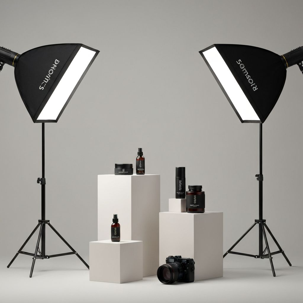 Product photography setup